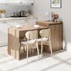 Roomart Kücheninsel MILANO mit Esstisch & Stauraum – Küchentisch & Küchenschrank – 160×85×60 cm – platzsparend & modern • Eiche Bild 2