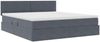 vidaXL Aufbewahrungsbett mit Matratze Dunkelgrau 180 x 200 cm Samt 3370714 Bild 5