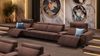 Sofanella SALENTO Kinocouch Kinosofa Viersitzer Stoffbezug in Creme XXL: 486 Breite x 100 Tiefe Bild 3