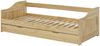 Bett Kiefer massiv Natur lackiert 1 Schublade 2 Lattenroste Bild 2