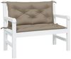 vidaXL Gartenbank-Auflagen 2 Stk. Taupe 100x50x7 cm Oxford-Gewebe 361667 Bild 3