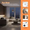 Relaxdays Bogenförmige Stehlampe Metall Bild 5