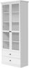 Vitrine 'Baxter', Holz weiß, 196 x 41 x 81 cm Bild 3
