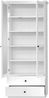 Vitrine 'Baxter', Holz weiß, 196 x 41 x 81 cm Bild 4