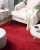 Teppich rot 160x230 cm Hochflor CIDE Bild 3