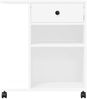 vidaXL Druckerständer mit Rollen Weiß 60x40x68,5 cm 840639 Bild 5
