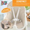 Baby Vivo 'Oscar' Design 2in1 Kinderhochstuhl beige Bild 5