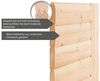 Karibu Ecksauna Antonia ohne Ofen Bild 4
