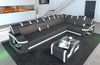 Mini Leder Ecksofa Padua L-Form - Ledermix - Grau-Weiß - Rechts Bild 2