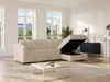 Vente-unique - DARIELO Sofa Stoff Beige - B 223 cm152 cm x H 90 cm x L 295 cm Bild 2