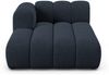 Micadoni Recamiere Lupine 2-Sitzer Links Chenille Eden Marineblau Bild 1