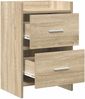 vidaXL Nachttische Sonoma-Eiche 40 x 30 x 60 cm Holzwerkstoff 8010967 Bild 3