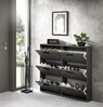Schuhkipper >See< in Anthrazit, Melaminbeschichtet - 116x103x17cm (BxHxT) Bild 5