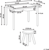 Kindertisch und Stuhlset KEMPSEY Hellbraun Montessori mit Stauraum Bild 2
