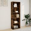 vidaXL Bücherregal Räuchereiche 60x30x189 cm Holzwerkstoff 857921 Bild 3