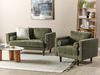 Sofa Set dunkelgrün 3-Sitzer NURMO Bild 3