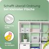 Novaliv Aufbewahrungsbox 30993-30980-2x (2 St), Novaliv 2er Set Eleganter Aufbewahrungskorb mit Holzdeckel in Rattan-O Bild 3