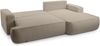 AX LIVING Ablia Beige Sofa L Form mit Schlaffunktion 267 cm breit R Bild 5