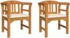 vidaXL Rosenbank Natur 68,5 x 46 x 82,5 cm Massivholz Akazie 42024777 Bild 2