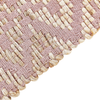 Teppich Baumwolle beige rosa geometrisches Muster 80 x 150 cm Kurzflor GERZE Bild 5