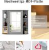 KOMFOTTEU Spiegelschrank Badschrank Hängeschrank,66 x 17 x 63 cm Bild 4