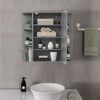 KOMFOTTEU Spiegelschrank Badschrank Hängeschrank,66 x 17 x 63 cm Bild 3