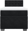 vidaXL Boxspringbett mit Matratze Schwarz 90x190 cm Samt 3286188 Bild 4
