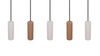 Moderne LED Pendelleuchte 5-flammig aus Metall Grau & Coffee, Breite 85cm Bild 5