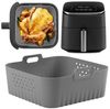 ABC 2-teiliges Grillzubehör-Set, schwarz, Silikon, 10 x 24 x 24 cm Bild 2