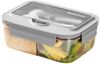 Venkuber Lunchbox 1400ml Bento Lunchbox – 3 Fächer: mikro/spülmaschinenfest, leckfest, Auslaufsicher, BPA-frei, 3 Fächer, 1400ml, inkl. Besteck, stilvoll. Bild 1