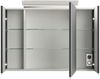 Badmöbel Set Firenze 90 2tlg. Spiegelschrank Softclose grafit : Grafit Bild 5