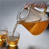 FELIXLEO Caydanlik-Teekanne Teekanne gestreiftes Glas mit Griff verdickter hitzebeständiger 1000ml, (1-St) Bild 3