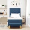 vidaXL Boxspringbett mit Kopfteil Blau 200 x 100 cm Stoff 3344358 Bild 3