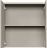 Badplaats Spiegelschrank Toledo 60 x 60 cm Cashmere - Badezimmerschrank mit Spiegel und 2 Türen Bild 2