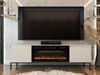 TV-Lowboard Ozmi 2K EF mit Kamin mit 2 Kleppen (Farbe: Cashmere) Bild 2