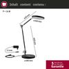 Paulmann No. 78910 LED Schreibtischleuchte Numis 5W Qi Ladefunktion Tunable White Bild 5