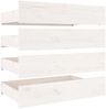 vidaXL Bettschubladen 4 Stk. Weiß Massivholz Kiefer 814995 Bild 2