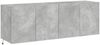 vidaXL TV-Wandschränke mit LED-Leuchten 2 Stk. Betongrau 60x35x41 cm 837309 Bild 3