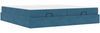vidaXL Bettgestell mit Matratze mit Matratze 2 pcs Blau Samt 3399586 Bild 2