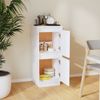 Sideboard, Kommode Weiß 31,5x34x75 cm Massivholz Kiefer j3172p Bild 3