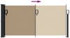 vidaXL Seitenmarkise Ausziehbar Taupe 100x300 cm 4004274 Bild 5