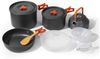 PFCTART Topf-Set Tragbares Camping-Kochset, 16-teiliges Kochgeschirr-Set, Aluminium (16-tlg), Kochtöpfe, Pfannen, Kessel Bild 5