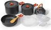 PFCTART Topf-Set Tragbares Camping-Kochset, 16-teiliges Kochgeschirr-Set, Aluminium (16-tlg), Kochtöpfe, Pfannen, Kessel Bild 4