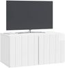 vidaXL Wandmontierter TV-Schrank Hochglanz Weiß 59,5 x 31 x 30 cm 898369 Bild 2