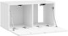 vidaXL Wandmontierter TV-Schrank Hochglanz Weiß 59,5 x 31 x 30 cm 898369 Bild 3