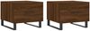 vidaXL Couchtische 2 Stk. Braun Eichen-Optik 50x50x40 cm Holzwerkstoff 829459 Bild 2