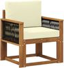 vidaXL Outdoor Mittelsofa Massivholz Akazie Natur 3438829 Bild 2
