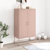 vidaXL Highboard Rosa 68,5x38,5x123,5 cm Stahl 846495 Bild 3
