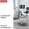 Floordirekt Standregal Concept Epure MK-012 Metallregal, B40 × T40 × H46 cm, diverse Farben, modular, Beistelltisch mit offenen Ablagen, verchromtes Metallgestell, zeitlos Bild 3