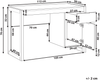 Schreibtisch JOHNSON Hellbeige 112 cm 50 cm Bild 2